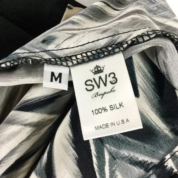 SW3 Bespoke Women's Skirt Silk A Line Maxi
Length Drawstring Waist Front Slits M - Picture 15 of 15